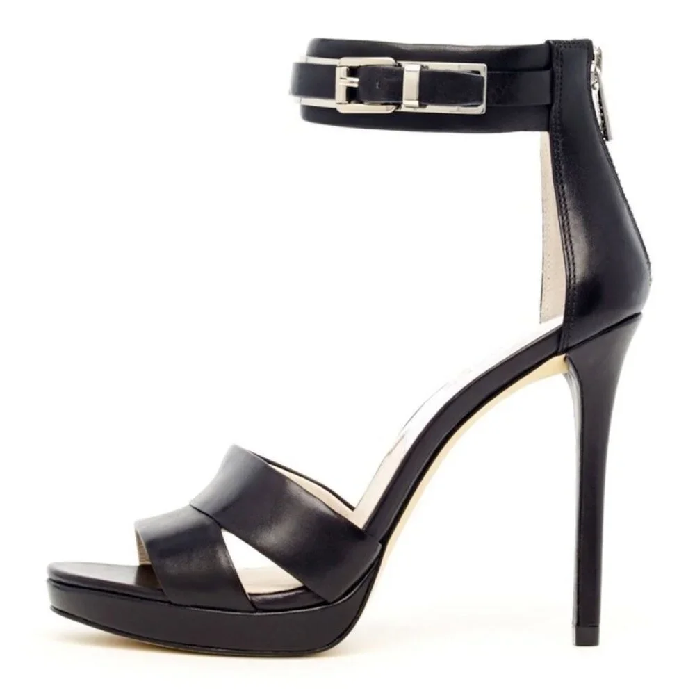 NWOB Michael Michael Kors Karlie Leather Platform Heels